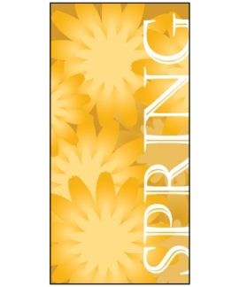 Spring Flag Yellow 900mm x 1800mm (Knitted)