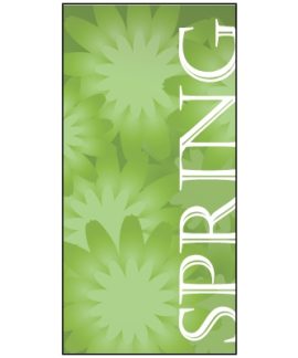 Spring Flag Green 900mm x 1800mm (Knitted)