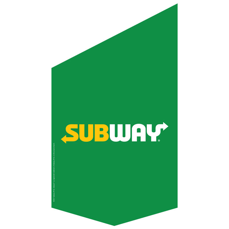 Subway Green Shop Front Banner Eat Fresh