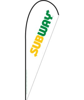 Subway Medium Teardrop White