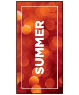 Summer Flag Red 900mm x 1800mm (Knitted)