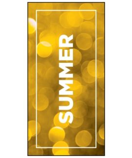 Summer Flag Yellow 900mm x 1800mm (Knitted)