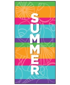 Summer Flag Stripes 900mm x 1800mm (Knitted)