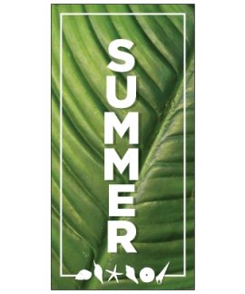Summer Flag Green 900mm x 1800mm (Knitted)