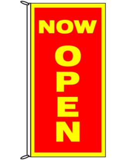 Now Open Flag
