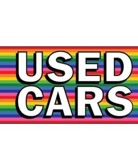 Used Cars Rainbow Flag