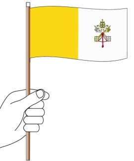 Vatican Hand Flag Handwaver
