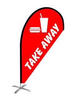 Take Away Small Teardrop Flag Kit