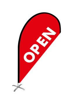 Open Teardrop Flag Small Kit