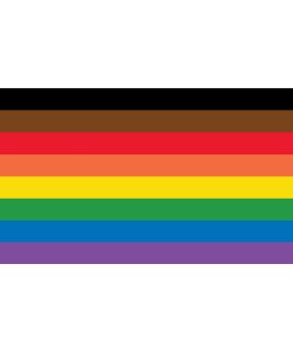 People of Colour Rainbow Flag - 1800mm x 900mm
