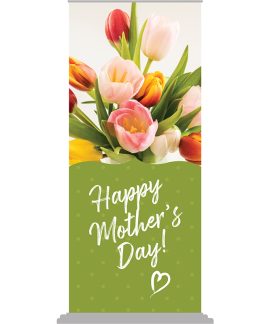 Mothers Day Pull Up Banner