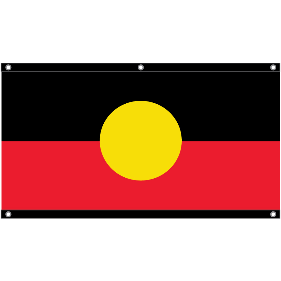 Aboriginal Flag with Eyelets