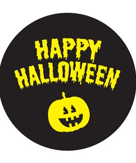 Happy Halloween Indoor Hard Floor Sticker Artwork