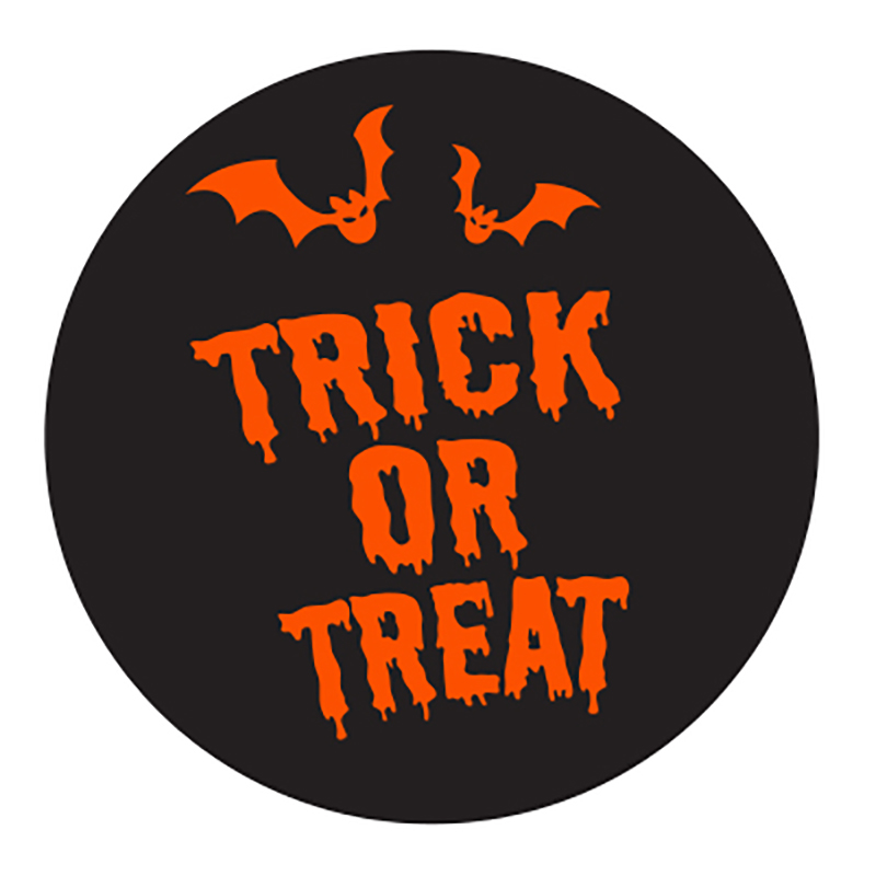 Trick or Treat Outdoor Floor Sticker Artwork