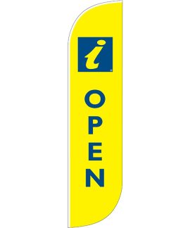 Accredited Information Open Feather Flag