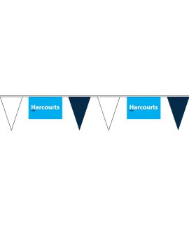 Harcourts Corporate Bunting Cyan