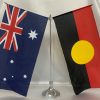 Australian Aboriginal Metal Base Desk Set