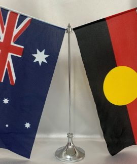 Australian Aboriginal Metal Base Desk Set