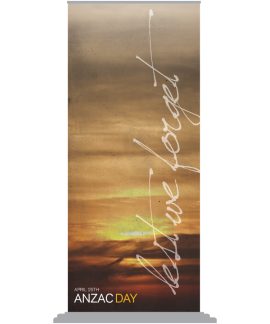 ANZAC Pull Up Banners - Standard Base
