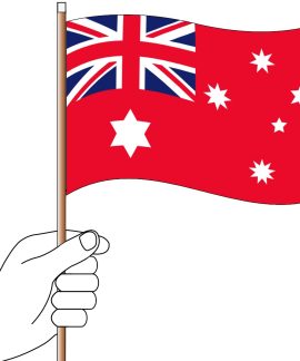 Red Ensign Handwaver 1900-1903 Historical Design