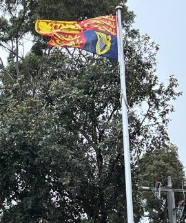 Royal Standard Flying