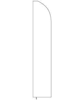 Vertical curved rectangular outline design